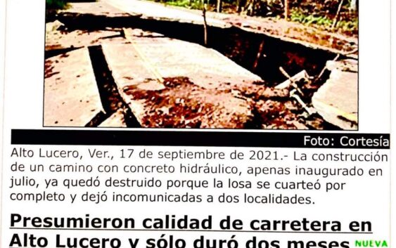 Carretera Inaugurada