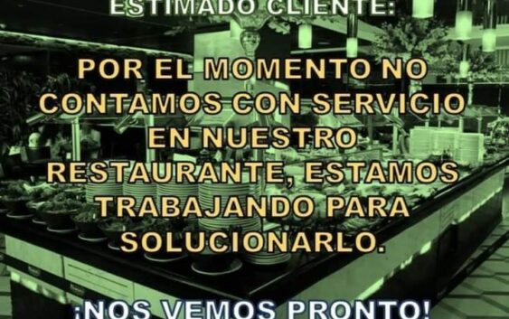LE CERRARON LAS PUERTAS A PAMPAS COATZACOALCOS SUPUESTAMENTE LAS AUTORIDADES SANITARIAS ASI LO INFORMÓ UN EMPLEADO DEL NEGOCIO A SURESTESUR.COM Y HOY EN SU REDES ANUNCIARON EL CIERRE HASTA NUEVO AVISO.