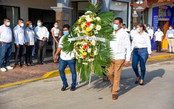 Ayuntamiento de Sayula de Alemán conmemoró el 200 aniversario de la Independencia de México