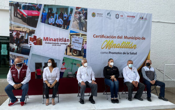 Minatitlán  recibe certificación “Municipio Promotor de la Salud”