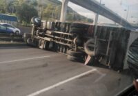 Trafico en la autopista México-Queretaro