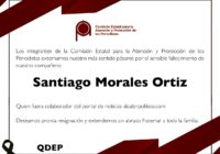 Fallece Santiago Morales Ortiz