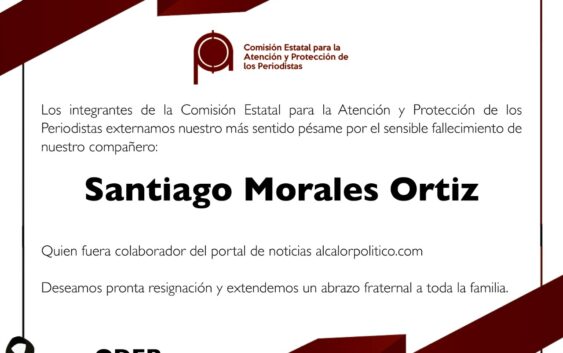 Fallece Santiago Morales Ortiz