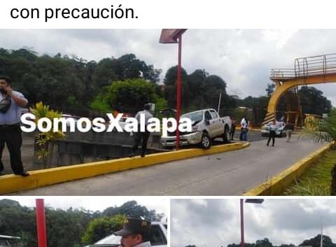 Aparatoso accidente en Xalapa