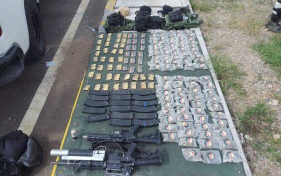 CAPTURA GUARDIA NACIONAL A PRESUNTO INTEGRANTE DE GRUPO DELICTIVO Y DECOMISA LANZAGRANADAS, RIFLES Y CARTUCHOS