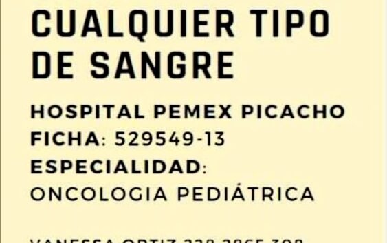 Se necesita donadores de sangre