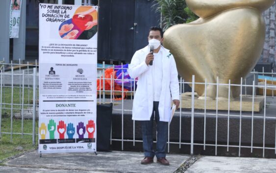 Es donación de órganos y tejidos el máximo acto de amor y hermandad: IMSS Veracruz Sur