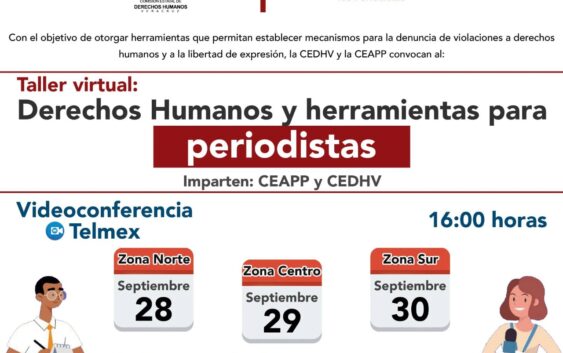 Taller virtual: Derechos Humanos y herramientas para periodistas