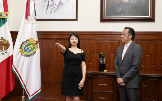 Dorheny García Cayetano es la nueva secretaria del Trabajo de Veracruz
