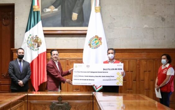 Recibe Cruz Roja Mexicana 4 millones de pesos de tus impuestos ¿Cómo la vez?