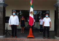 Inician la conmemoraciones cívicas del mes patrio en Sayula de Alemán