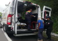 Auxilia SSP a dos personas tras accidente automovilístico en Emiliano Zapata