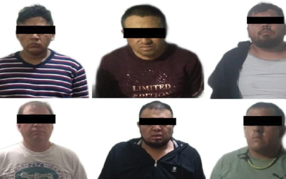 Detiene SSP a seis por robo a tienda departamental, en Xalapa