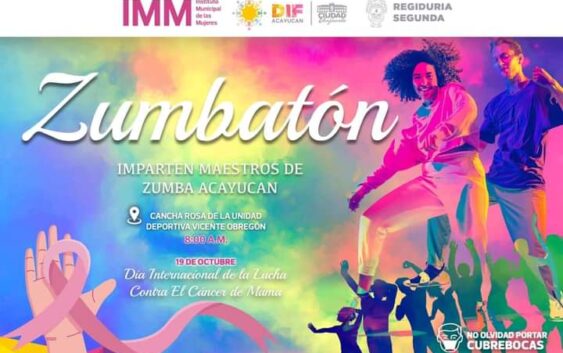 El DIF de Acayucan invita a la ciudadanía a zumbaton