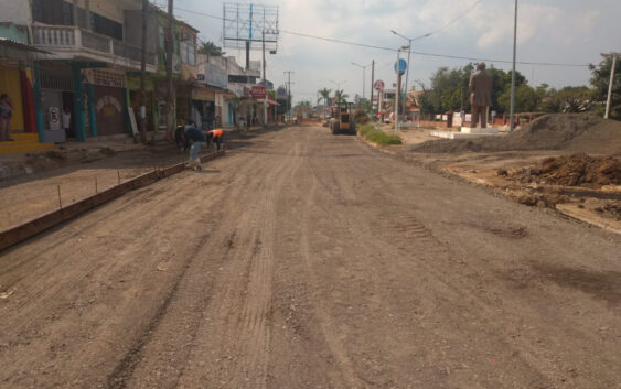Supervisa Alcalde avances de rehabilitación en Avenida Justo Sierra