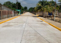 Concluye la obra de pavimento con concreto hidráulico de la calle Cuauhtémoc