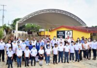La alcaldesa María Luisa Prieto Duncan inauguró el domo de la escuela primaria Francisco González Bocanegra