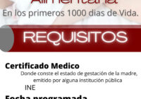 Inicia programa de dotación de insumos alimentarios para mujeres embarazadas y menores de 1 año