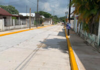 CONCLUYE LA PAVIMENTACIÓN CON CONCRETO HIDRÁULICO DE LA CALLE FRANCISCO JAVIER MINA