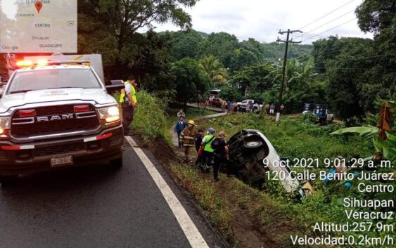 En San Andrés Tuxtla accidente dejan como saldo una persona fallecida