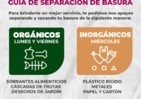 Iniciará Ayuntamiento campaña de separación de basura en todo el municipio.