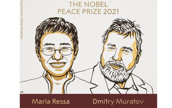 Dan Premio Nobel de la Paz 2021 a periodistas por salvaguardar la libertad de expresión