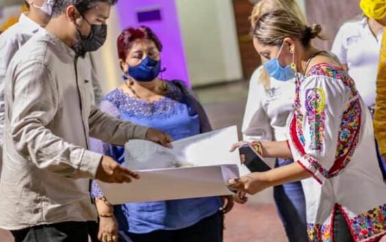 Se reúne “Paloma” con SEDATU para gestionar obras para Acayucan