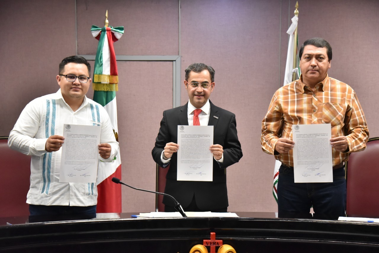 Instalan la Comisión Permanente Instructora del Congreso del Estado