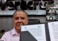 Firman TEV y OPLE Veracruz Convenio para la Instrumentación y Sustanciación de Medios de Impugnación a través del Juicio en Línea, así como para el uso de la Firma Electrónica