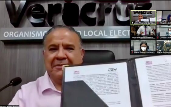 Firman TEV y OPLE Veracruz Convenio para la Instrumentación y Sustanciación de Medios de Impugnación a través del Juicio en Línea, así como para el uso de la Firma Electrónica