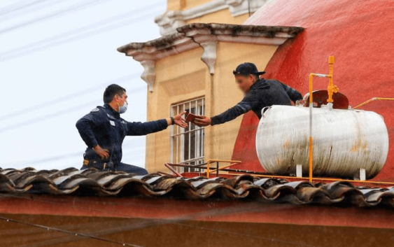 Xalapeño amenazaba con arrojarse desde la cúpula de la parroquia de San José