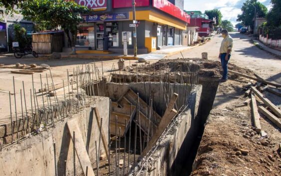 El Ayuntamiento de Acayucan sigue supervisando las obras