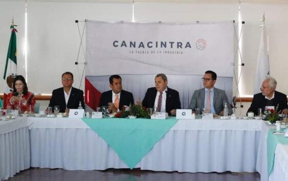 El diputado Sergio Gutiérrez Luna se reunió con la directiva nacional de Canacintra
