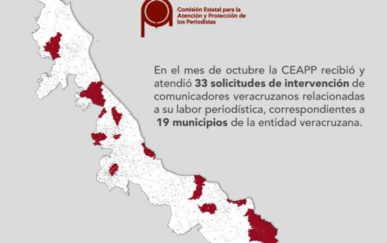 Interviene CEAPP en 33 casos durante octubre