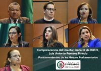 Titular del ISSSTE comparece ante comisiones de la Cámara de Diputados, por Tercer Informe de Gobierno