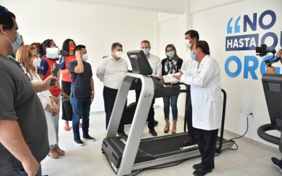 Inaugura Morelli la primera clínica de rehabilitación física municipal con el Club Rotario