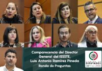 Diputadas y diputados platean al titular del ISSSTE interrogantes por falta de medicamentos