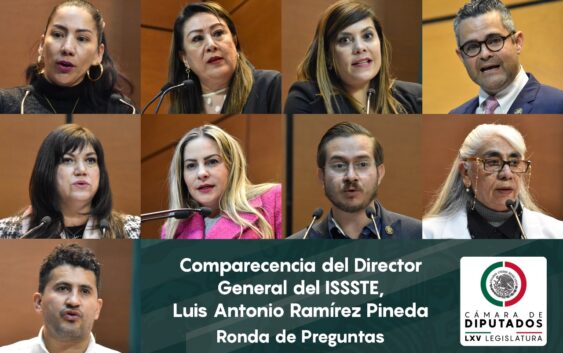 Diputadas y diputados platean al titular del ISSSTE interrogantes por falta de medicamentos