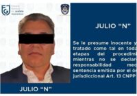 Aprenden a Julio “N”, Colaborador de Mancera