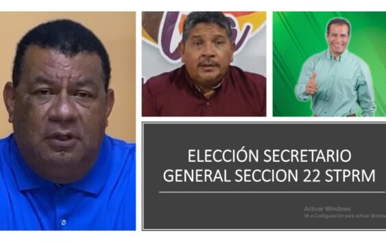 ELECCION SECRETARIO GENERAL SECCION 22 STPRM, DE AGUA DULCE