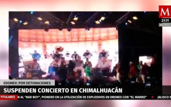 Se registran detonaciones en concierto de banda en Chimalhuacán