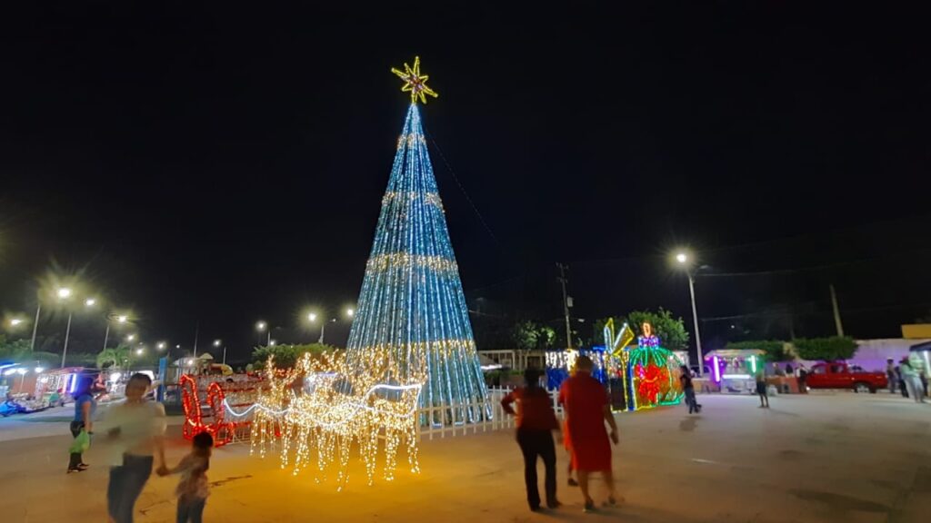 Ayuntamiento de Minatitlán, coloca Árbol Navideño en el Parque Reforma |  Palabra de Veracruzano