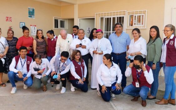 Mauricio Alarcón y grey católica trabajaran en conjunto por el bienestar de Oluta, Veracruz