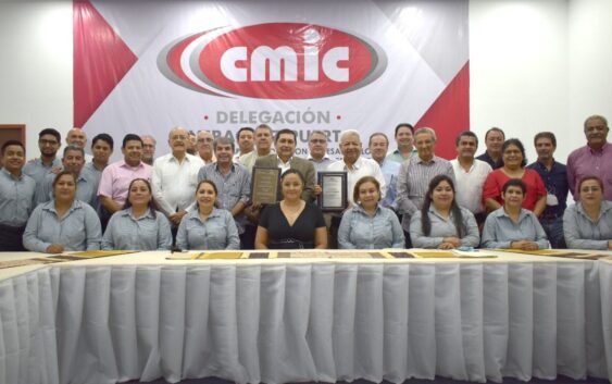Destaca la CMIC Veracruz-Puerto con el primer lugar nacional en capacitación
