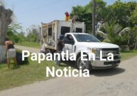 SÓLO UN CAMIÓN RECOLECTOR DE BASURA LES DEJARON EN TECOLUTLA