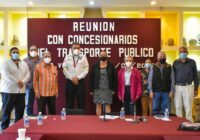 Realizan reunión con concesionarios de transporte