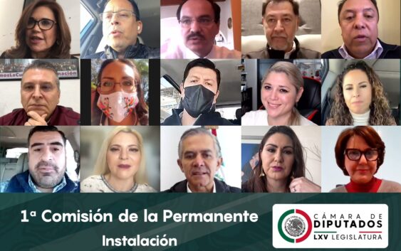 Instalan la Primera Comisión de la Permanente: Gobernación, Puntos Constitucionales y Justicia