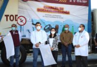 Integrantes del Comité de Salud Municipal dieron banderazo a la Campaña de Descacharrización