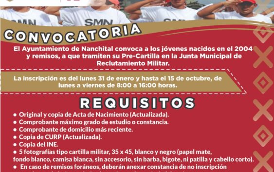 Inicia el lunes registro para tramitar Pre-Cartilla