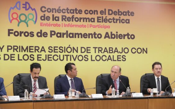 Debe seguir el debate sobre la Reforma Eléctrica en las entidades y distritos electorales: Sergio Gutiérrez Luna